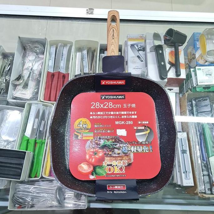 MGK-280 Wajan Grill Pan Marble 28x28cm Minowa