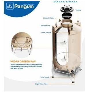 Miliki Toren Air Penguin Total Drain 1050 Lt Td 110 / Tangki Air Penguin 1050