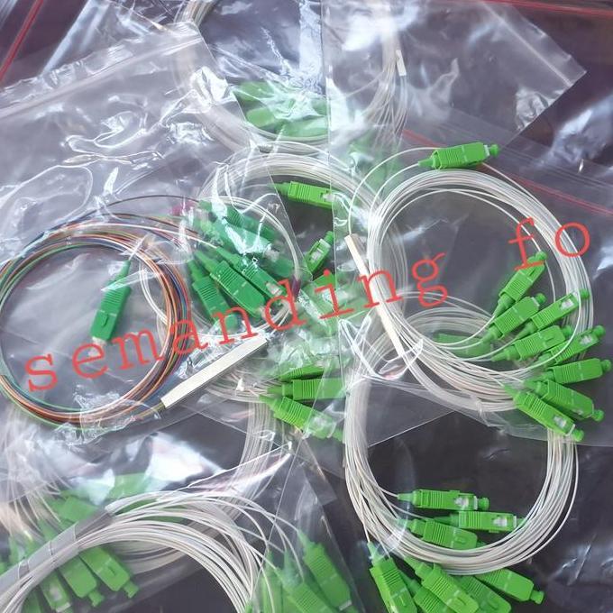 Pasif spliter 1 : 8 plc SC APC fiber optic