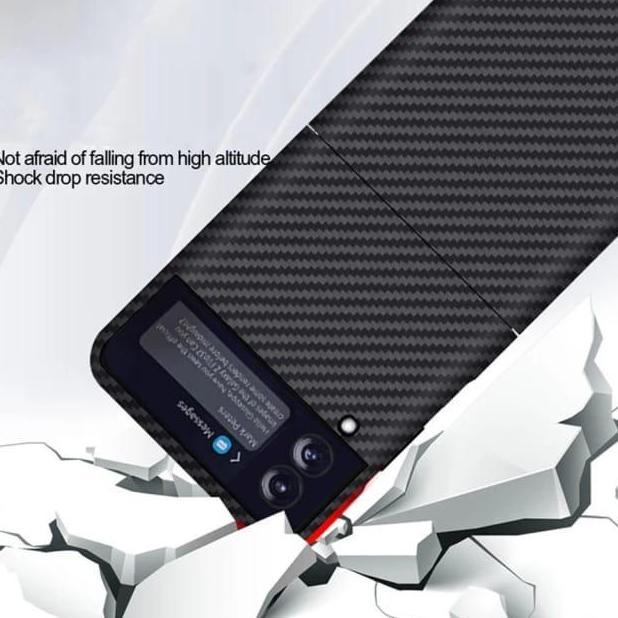 CASE SAMSUNG GALAXY Z FLIP3 5G FLIP 3 KEVLAR CARBON ORIGINAL