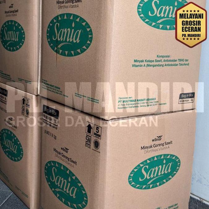 SANIA MINYAK GORENG BIB 18 L