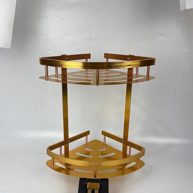 Rak sudut kamar mandi Gold Aluminium Rak sabun kamar mandi hook