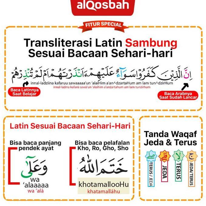 Termurah / Hot Sale Mushaf Duo Latin Sambung A4 | Dilengkapi Tajwid Warna Dan Terjemah | Quran | Al-