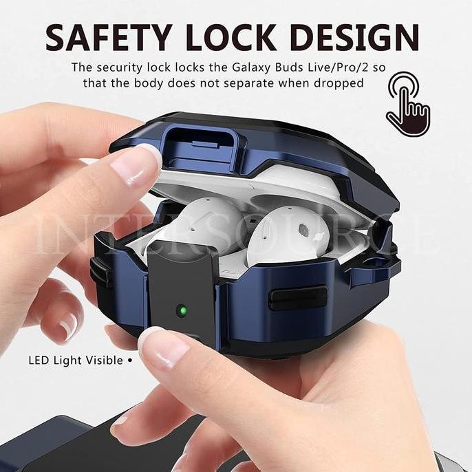 Casing Shockproof Armor Galaxy Buds 2 Pro Protective Safety Case NextGadget
