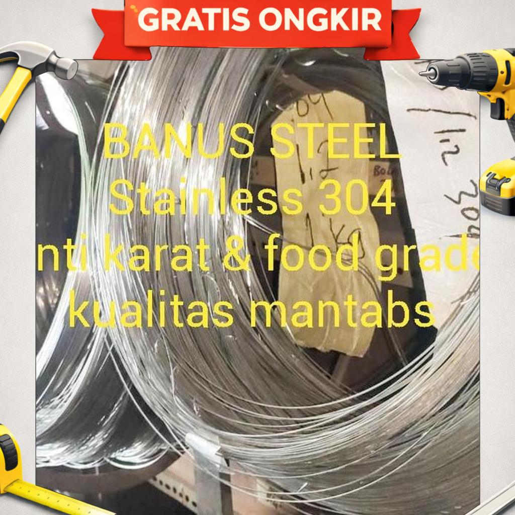 Kawat Stainless 304 1,2 Mm / Kawat Las Argon Stainless Steel Per Kg