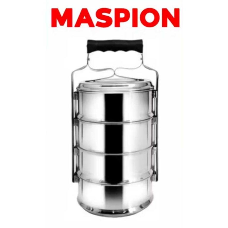 RANTANG SUSUN MASPION 14 CM STAINLESS SUSUN 4 - RANTANG STAINLESS 14 CM - RANTANG MASPION 4 SUSUN - 