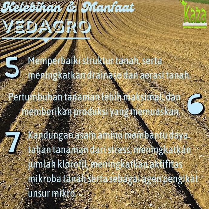 Pupuk Organik Vedagro Karung 25 kg Hayati Pembenah Tanah TEG