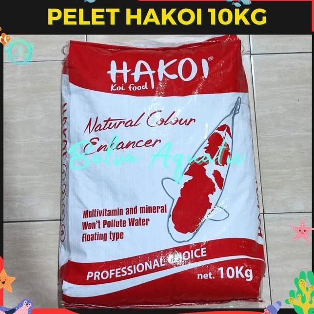 Pakan Koi Pelet Hakoi Pakan Per Ikan Koi Pelet Karung 10Kg
