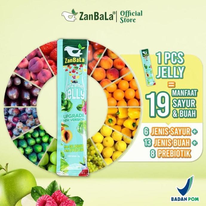 Winwin- Promo Payday New VersionZanbala Fruit And Vegetable High Enzyme Jelly Untuk Membantu Melanca