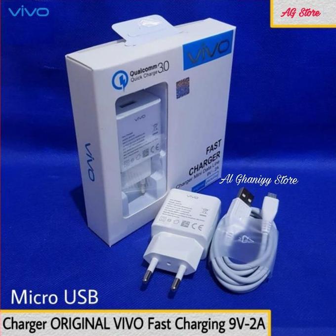 Charger Vivo Y20 2021 Y20S Original Fast Charging Micro Usb Kode 483