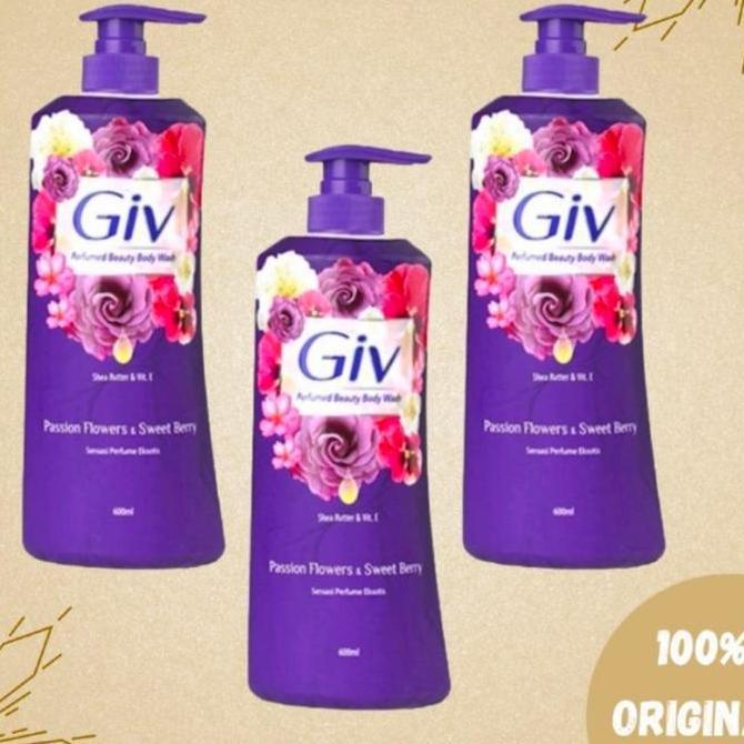 Yupp- Giv Botol Pump 600 Ml Sabun Cair Ungu