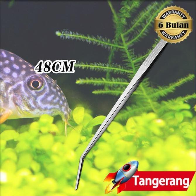 RETEKNO Pinset Aquascape Stainnless Pinset Panjang Aquascape Pinset Tweezers Aquascape