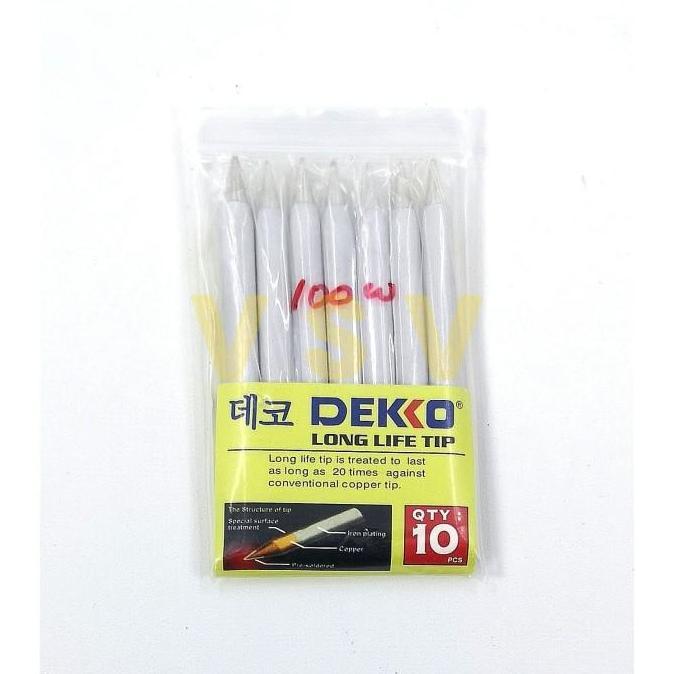 Procing- Dekko Soldering Tip 100 W Mata Solder Dekko 100 Watt Tumpul