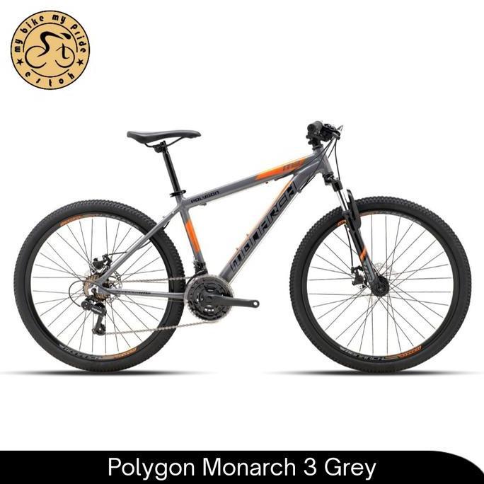 Terlaris Sepeda Gunung Mtb Polygon Monarch 3 Ukuran 26 Inchi Alloy Cakram Original