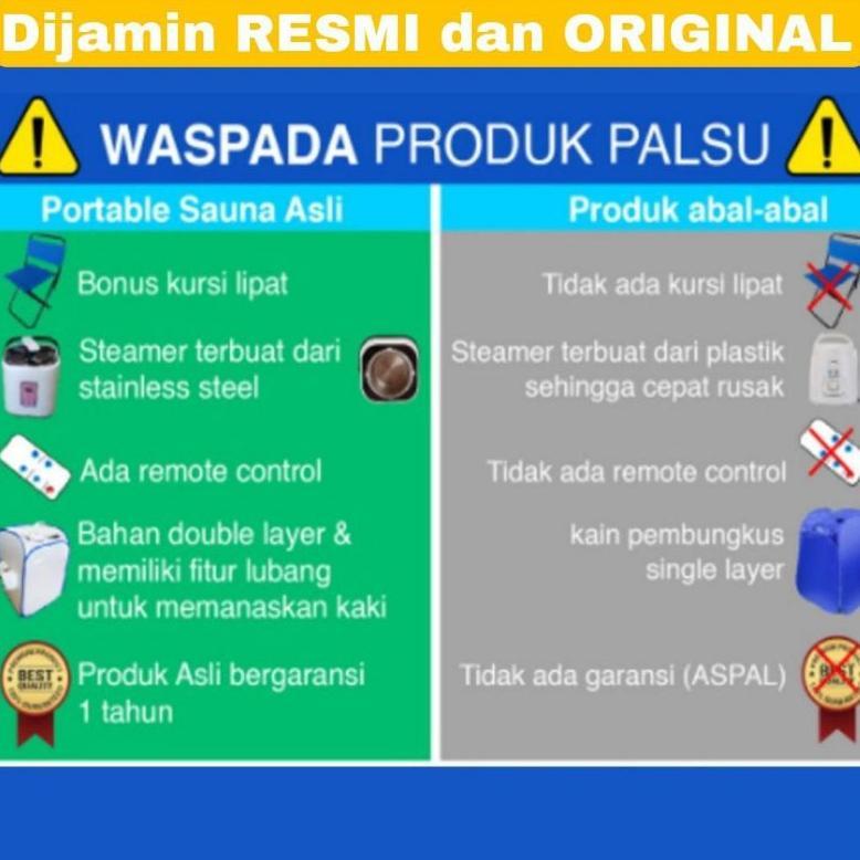 cuci gudang de hoom  new portable steam sauna - dr hoom portabel steam sauna