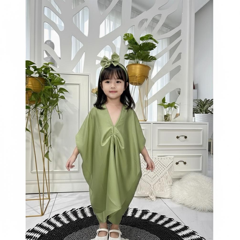 Termurah / Hot Sale 1 - 7Th Kaftan Premium Medina Anak / Kaftan Lebaran / Gamis Anak