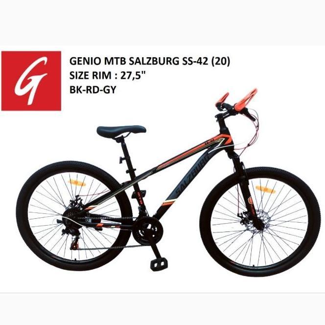 Terlaris Sepeda Gunung Mtb United Genio Salzburg Ss-42 Cakram 27,5 Inc 24 Speed