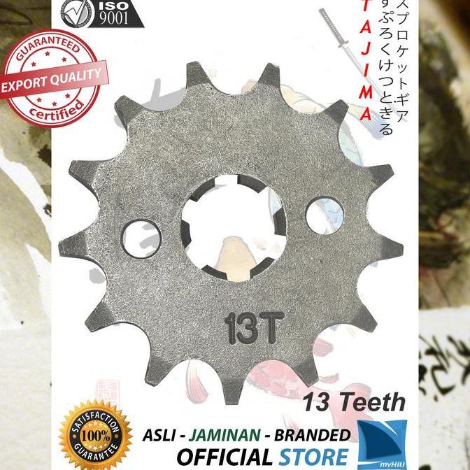 Gigi Tarik 428-13T HONDA Astrea C70 Gir Depan Sprocket Gear TAJIMA
