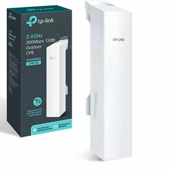 TERBARU - TP-LINK CPE220 - 2.4GHz 12dbi Outdoor-Indoor