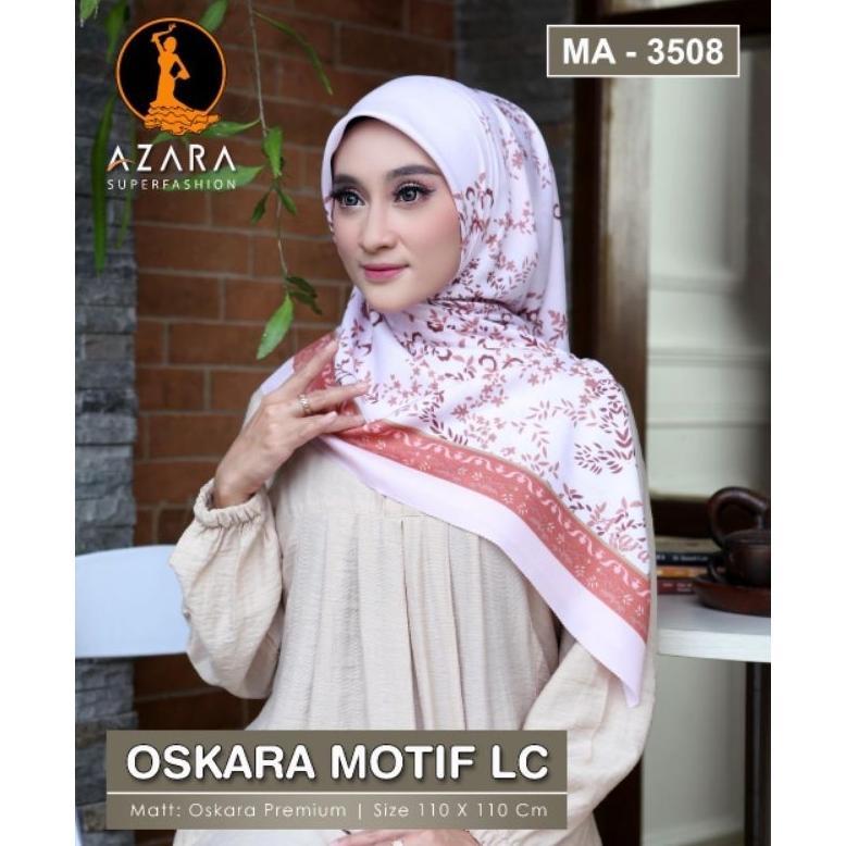 Azara Scarf - Kode A Segiempat MOTIF AZARA OSKARA LC Seragam S4 OREGANO PARIS PREMIUM LC dan FOREVER