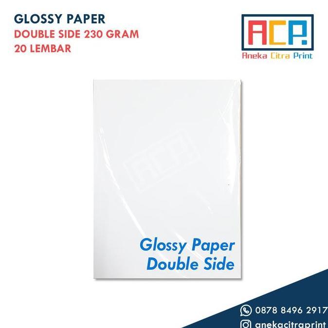 Kertas Foto / Glossy Photo Paper Double Side ( 2 Sisi )