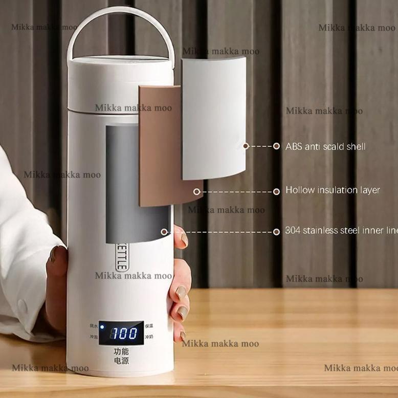 TERBARU 500ml Portable / Dengan Pemanas Air / Pemanas Air Listrik / Ketel Mobil Portable