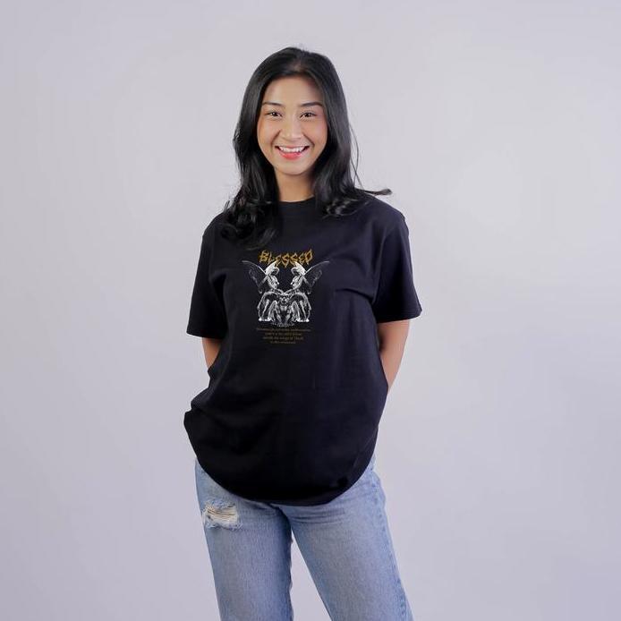 Kaos Pendek NSA Blessed Sablon Pria dan Wanita