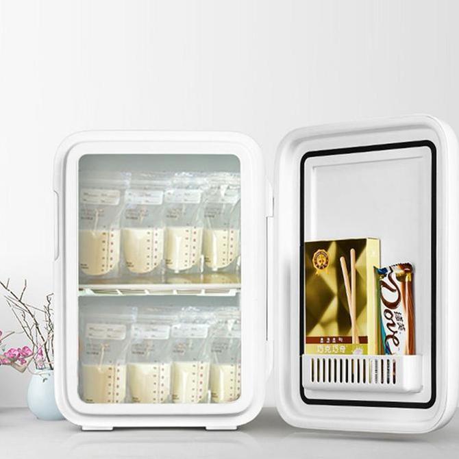 Ready Lighthundred Mall 4L Kulkas Skincare  Fridge /Portable Cermin Skin Care Minifridge Kosmetik  L