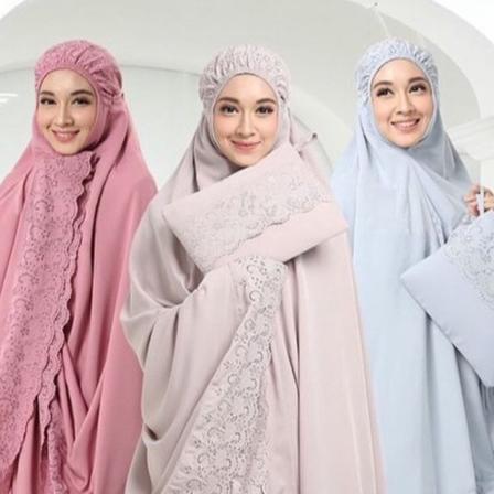 Mukena Khadijah Jumbo / Mukena Khadijah Original Free Tas Cantik / Mukena Khadija Dewasa Premium