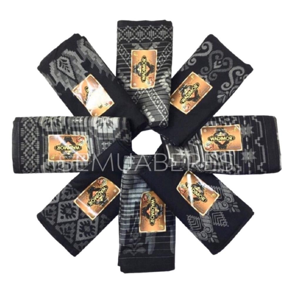 Promo Sarung Wadimor Hitam Putih Polos Asli Original Premium Original Dewasa Anak Remaja Tanggung Sm