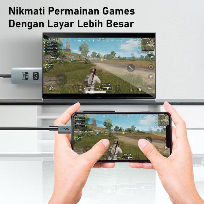 Ready Px Mha-30C Kabel Mhl Usb Type C Smartphone Android To Hdmi Tv Mha30C Converter | Original 100%