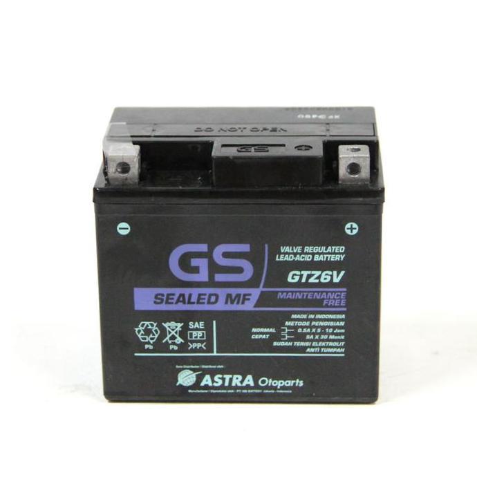 Promo GS GTZ6V AKI KERING SEALED MF Diskon
