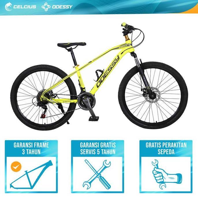 Terlaris Sepeda Gunung | Sepeda Mtb Odessy Siberia Steel Frame 26" - 21 Speed