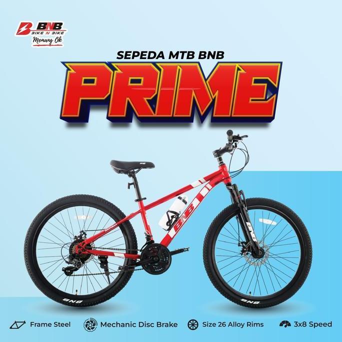 Terlaris Sepeda Gunung Mtb Bnb Razor Prime 26 Inch 24 Speed