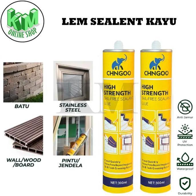 Lem Sealant Kayu Batu High Strength Lem Anti Rayap Lem Botol Allshop