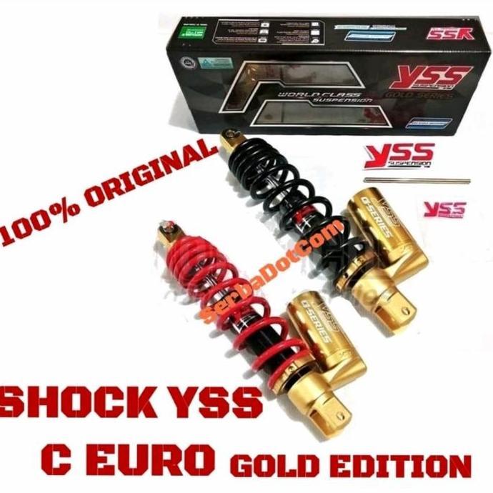 Promo SHOCK YSS C EURO ORIGINAL VARIO 125 VARIO 150 SCOOPY FI BLACK RED GOLD EDITION SERIES RESERVOI