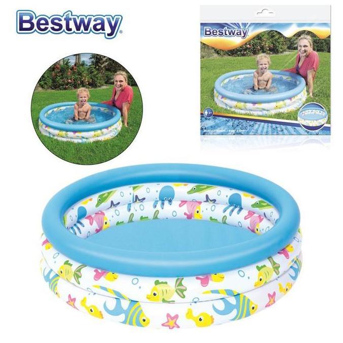 VINTOP Bestway kolam renang anak51008[102cm x 25cm ] 51226[122x25cm ] jumbo kolam renang anak kecil 