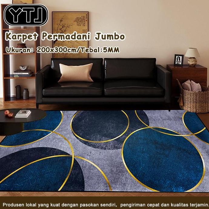 Spesial Karpet Lantai Eropa Style Karpet Lantai Uk200X300Cm /Karpet Permadani Ruang Tamu