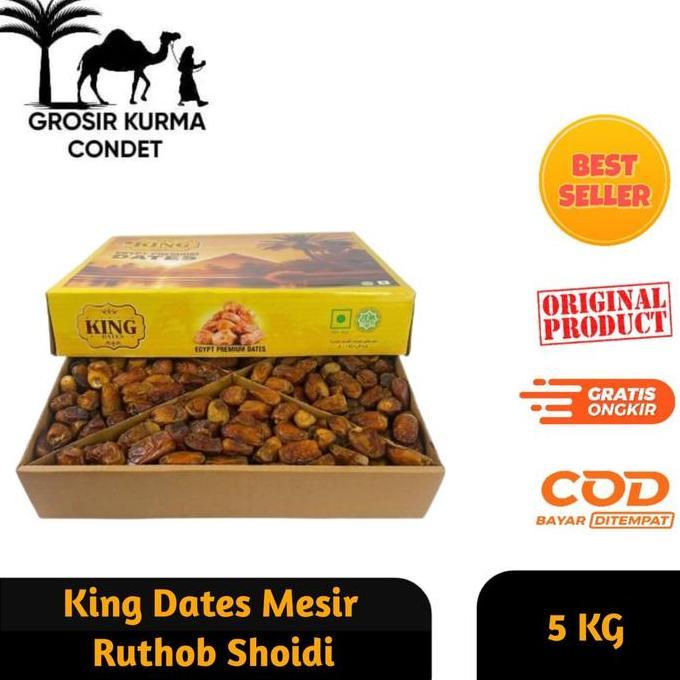 King Dates Kurma Mesir 5kg Ruthob Shoidi Premium