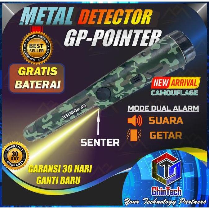 Gp Pointer Metal Detektor / Alat Deteksi Logam Metal Emas Perak Kualitas Terbaik Harga Termurah
