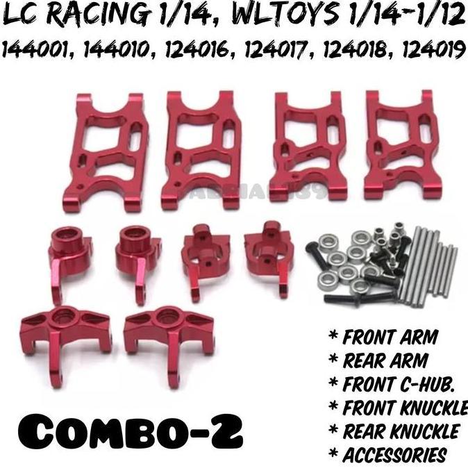 Wxyg- Upgrade Arm Knuckle Front Rear Lc Racing 1/14 Rc Wltoys 1/14 1/12