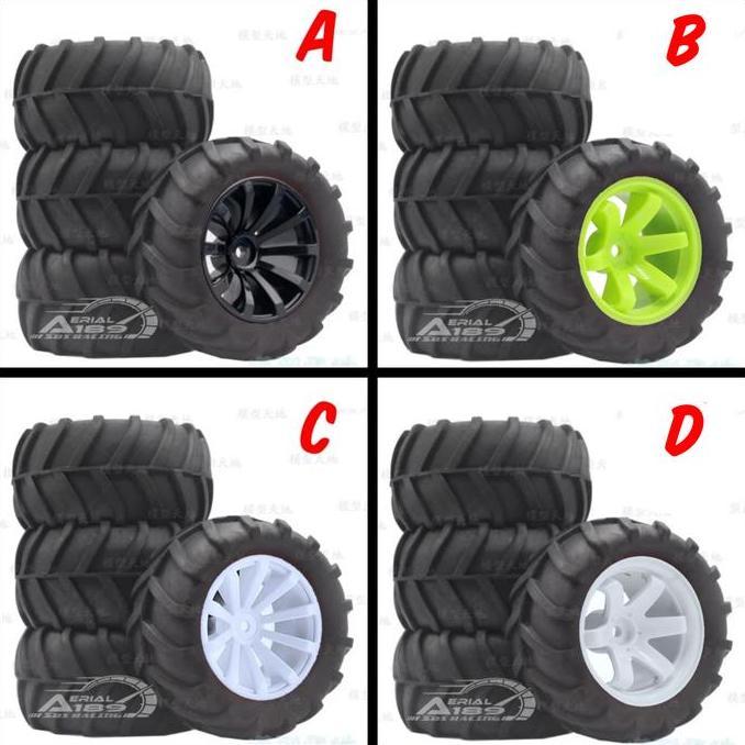 Wxyg- 1Pcs Ban Monster Bigfoot Wltoys 1/14 1/12 124016 124018 124007 Mjx Hbx