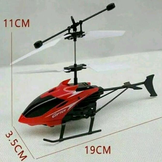 Wxyg- Cod New Mainan Anak Helikopter Sensor Drone Flying Helikopter - Mainan Sensor Tangan Mainan Dr