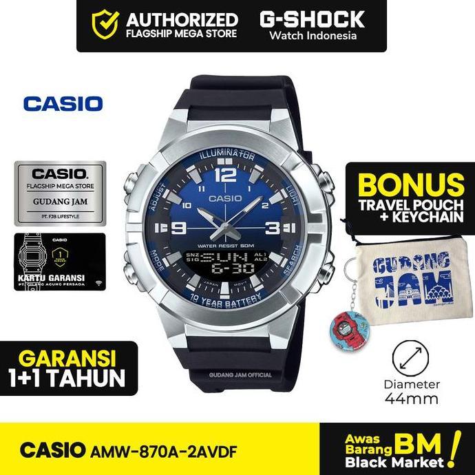 Ready Jam Tangan Casio Pria Amw-870A-2Avdf Amw-870A-2A Amw-870A Amw870A Amw 870A Watches | Original 