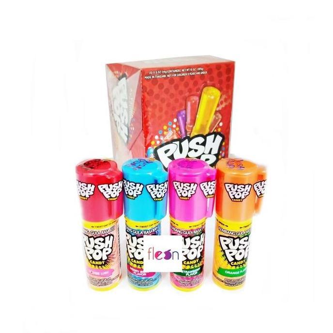 Permen Push Pop / Lipstik / Lipstick (isi 20 pcs)