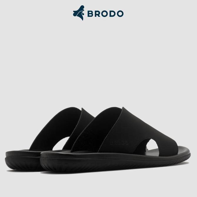 Ready Brodo - Sandal Alba Full Black | Original 100%
