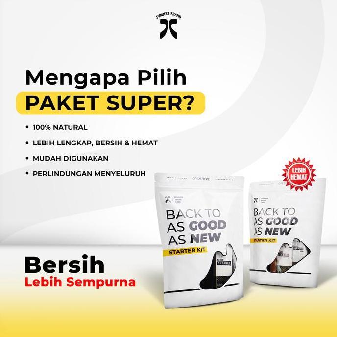 Ready Paket Super Lengkap Pemutih Pembersih Sepatu Parfum Usaha Pemula Laundry Sepatu Starter Kit - 