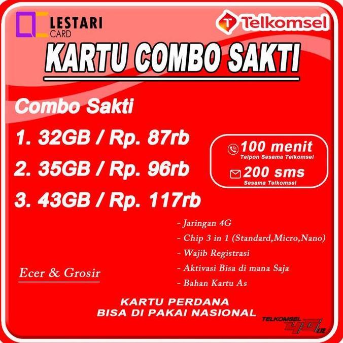 Nomor Cantik Simpati Telkomsel Combo Sakti