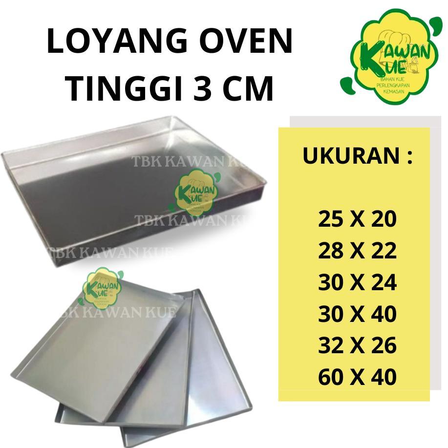TERLARIS 2026!!! Loyang Oven Tinggi 3/Loyang Oven Kue Kering/Loyang Nastar/Loyang Oven Alumunium
