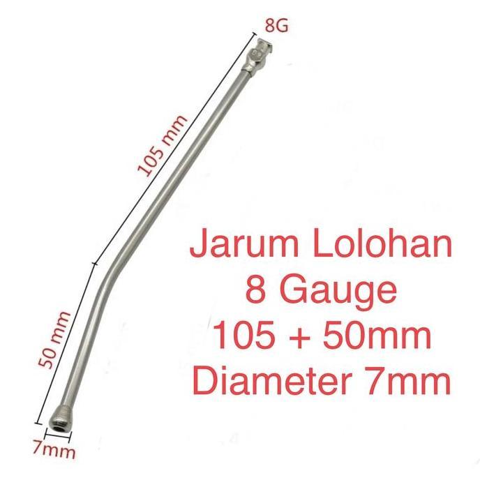 Jarum 8G D7mm Cekok Lolohan Makan Obat Syringe Suntikan Spuit Hewan Ternak Parrot Kakatua Macaw Harr